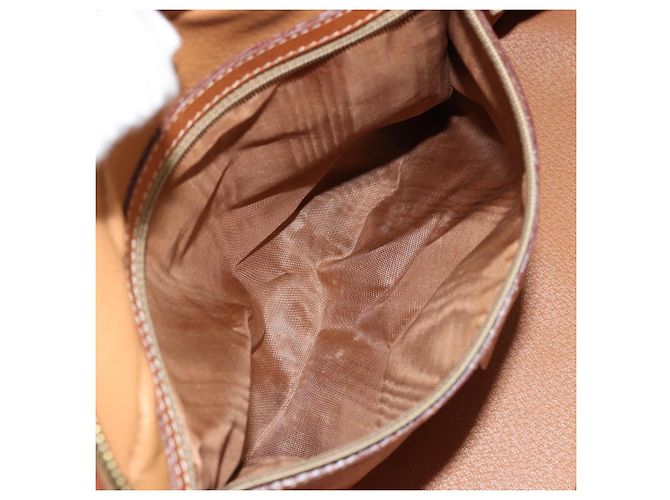 Céline Borsa CELINE in tela Macadam e pelle PVC Marrone Oro Autentica 179210A D'oro - vista 11