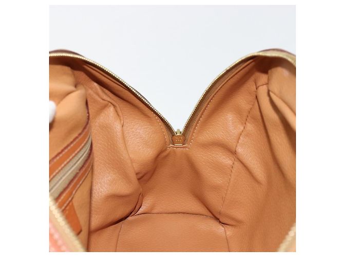 Céline Borsa CELINE in tela Macadam e pelle PVC Marrone Oro Autentica 179210A D'oro - vista 20