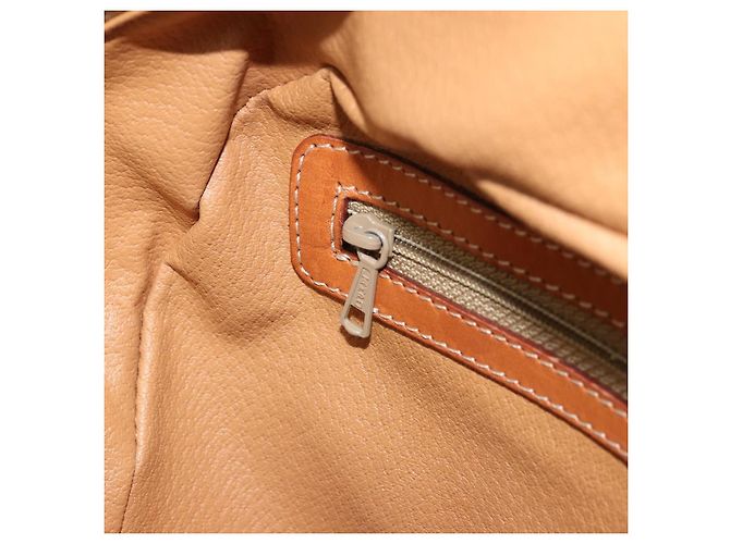 Céline Borsa CELINE in tela Macadam e pelle PVC Marrone Oro Autentica 179210A D'oro - vista 22