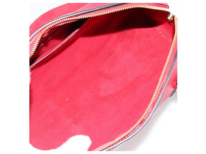 Borsa LOUIS VUITTON Epi Soufflot Rossa M52227 LV Auth 179175 Rosso - vista 11