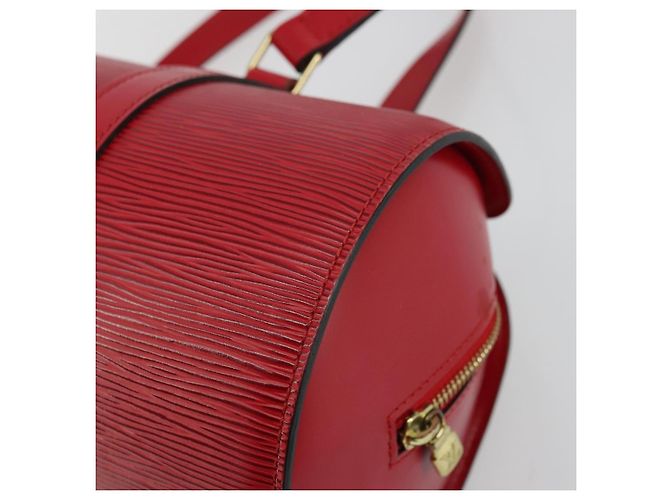 Borsa LOUIS VUITTON Epi Soufflot Rossa M52227 LV Auth 179175 Rosso - vista 15
