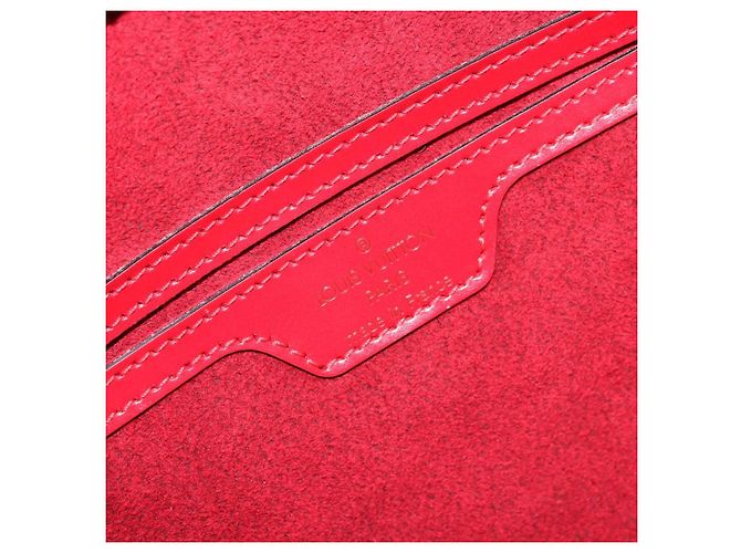 Borsa LOUIS VUITTON Epi Soufflot Rossa M52227 LV Auth 179175 Rosso - vista 17