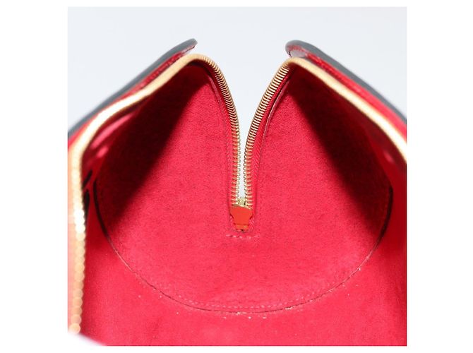 Borsa LOUIS VUITTON Epi Soufflot Rossa M52227 LV Auth 179175 Rosso - vista 18