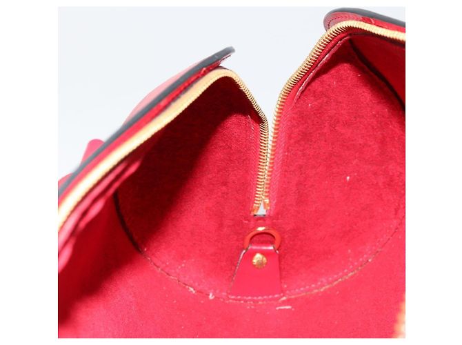 Borsa LOUIS VUITTON Epi Soufflot Rossa M52227 LV Auth 179175 Rosso - vista 19