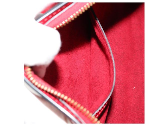 Borsa LOUIS VUITTON Epi Soufflot Rossa M52227 LV Auth 179175 Rosso - vista 20
