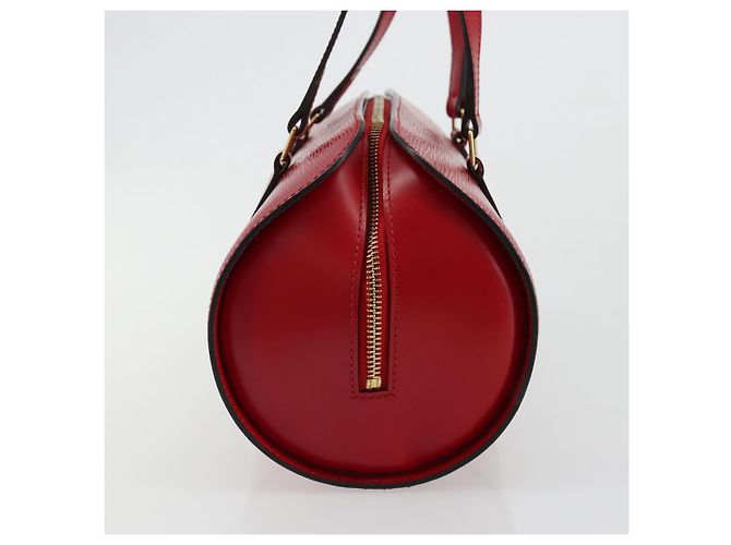 Borsa LOUIS VUITTON Epi Soufflot Rossa M52227 LV Auth 179175 Rosso - vista 4