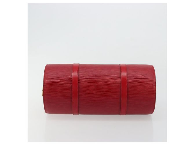 Borsa LOUIS VUITTON Epi Soufflot Rossa M52227 LV Auth 179175 Rosso - vista 5