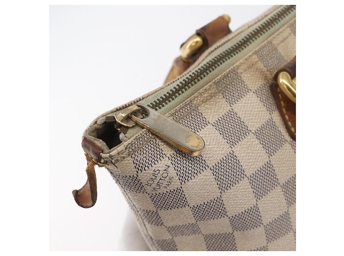 LOUIS VUITTON Borsa Tote Damier Azur Saleya PM N51186 LV Auth 179397 - vista 10