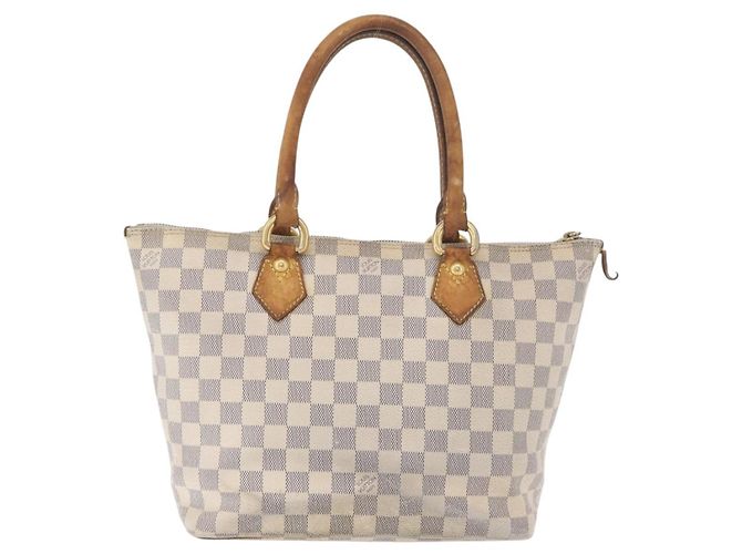 LOUIS VUITTON Borsa Tote Damier Azur Saleya PM N51186 LV Auth 179397 - vista 2