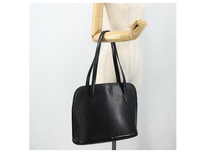 Borsa a Spalla LOUIS VUITTON Epi Lussac Black M52282 LV Auth ka4310 Nero - vista 24