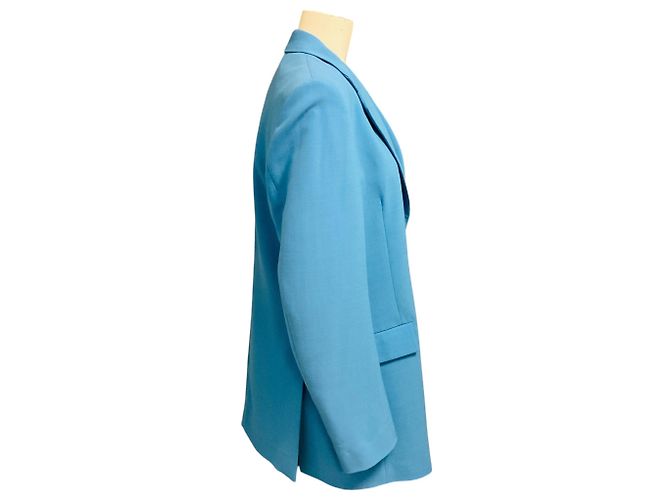 Autre Marque Blaue Classic Two Button Blazer Jacke Kwaidan Editions - Ansicht 2