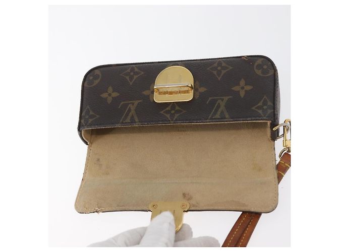LOUIS VUITTON Pochette Monogram lagoon Estuche para Gafas M60008 LV Auth BA12613 Monograma - vista 10