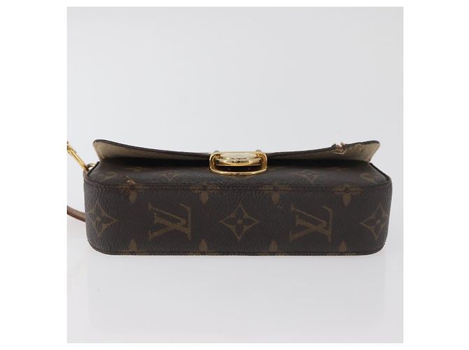 LOUIS VUITTON Pochette Monogram lagoon Estuche para Gafas M60008 LV Auth BA12613 Monograma - vista 5