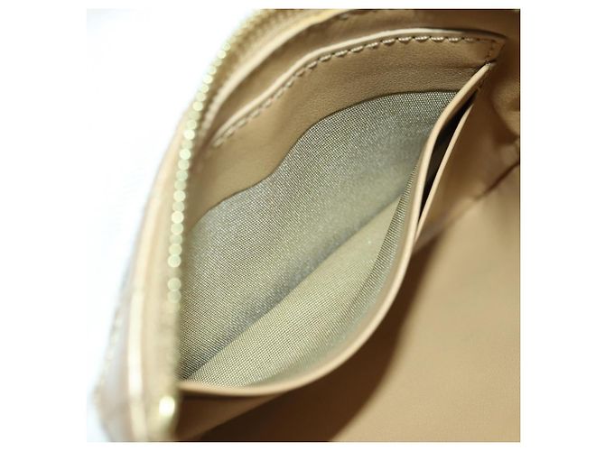 Céline CELINE C Charm Münzbeutel Leder Gold Authentisch am11616V Golden - Ansicht 10