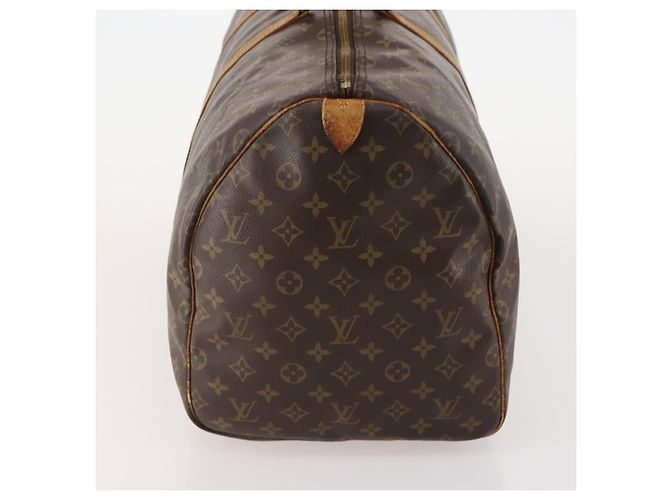 LOUIS VUITTON Borsa Boston Monogram Keepall 55 M41424 LV Auth bs34503 Monogramma - vista 3
