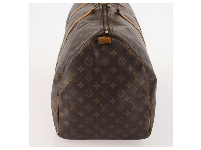 LOUIS VUITTON Borsa Boston Monogram Keepall 55 M41424 LV Auth bs34503 Monogramma - vista 4