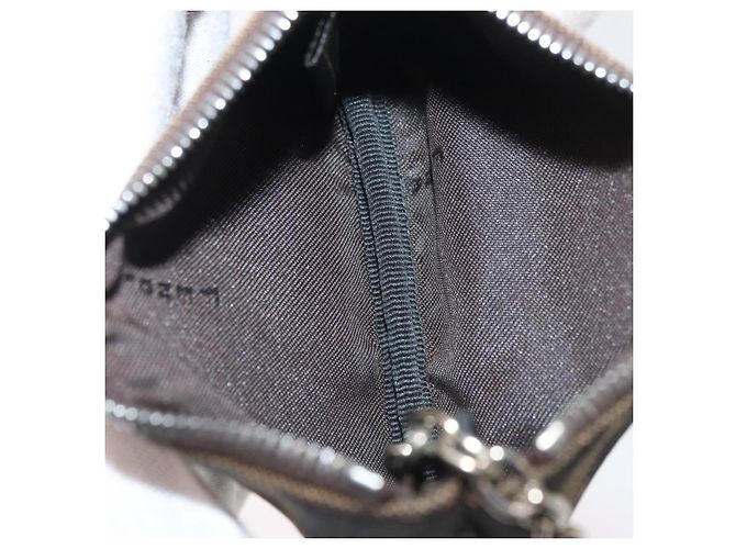 FENDI Zucca Canvas Monedero Marrón Negro Auth 178390 Castaño - vista 11