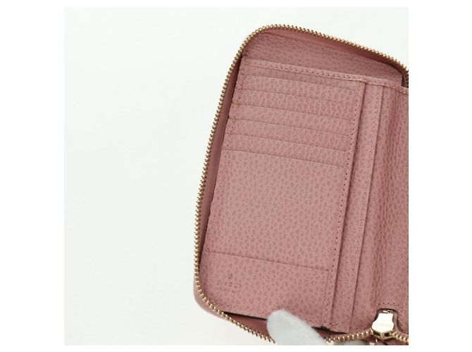 Portafoglio GUCCI Swing in pelle rosa 354497 Auth am11608V - vista 18