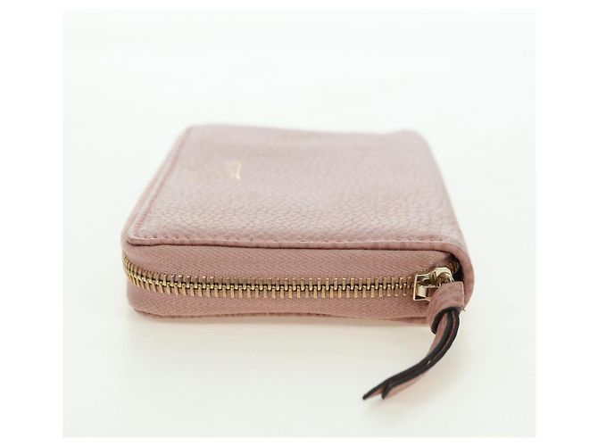 Portafoglio GUCCI Swing in pelle rosa 354497 Auth am11608V - vista 3