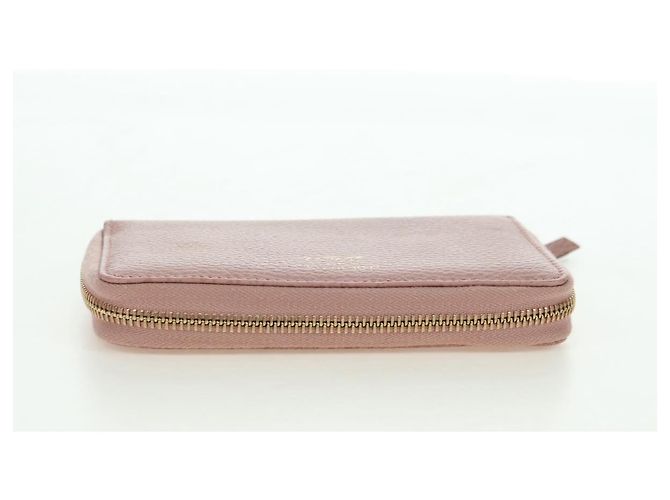 Portafoglio GUCCI Swing in pelle rosa 354497 Auth am11608V - vista 5