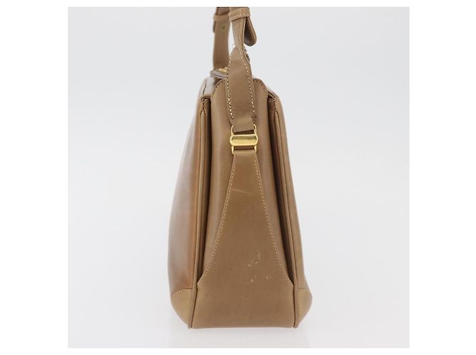 Borsa a Spalla GUCCI in Pelle Marrone Oro Auth ep14502 D'oro - vista 3