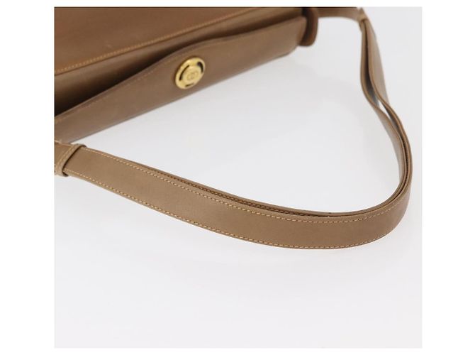 Borsa a Spalla GUCCI in Pelle Marrone Oro Auth ep14502 D'oro - vista 7