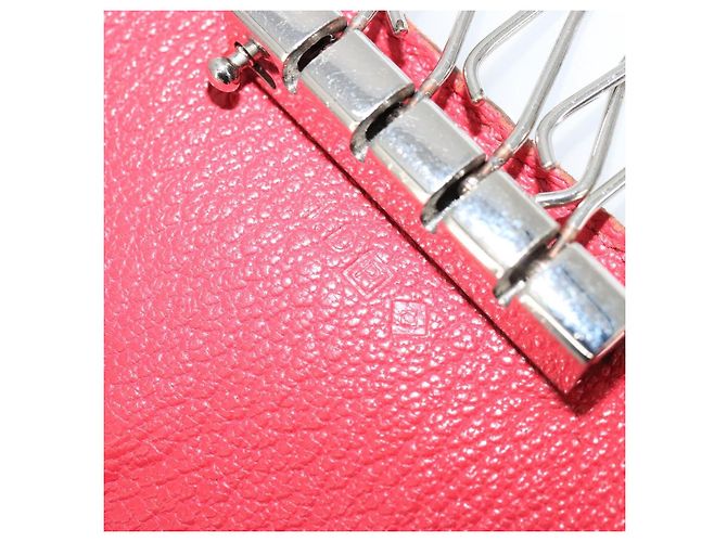 Hermès HERMES Baan Key Case Leather Beige Auth 179332 - view 22