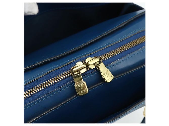 Borsa LOUIS VUITTON Epi Pont Neuf Blu M52055 LV Auth ka4330A - vista 10