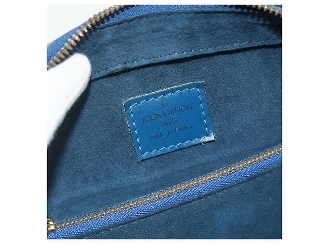 Borsa LOUIS VUITTON Epi Pont Neuf Blu M52055 LV Auth ka4330A - vista 17