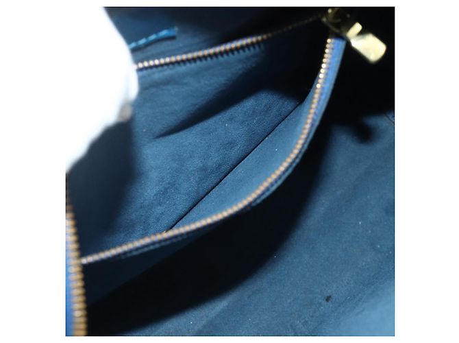 Borsa LOUIS VUITTON Epi Pont Neuf Blu M52055 LV Auth ka4330A - vista 21