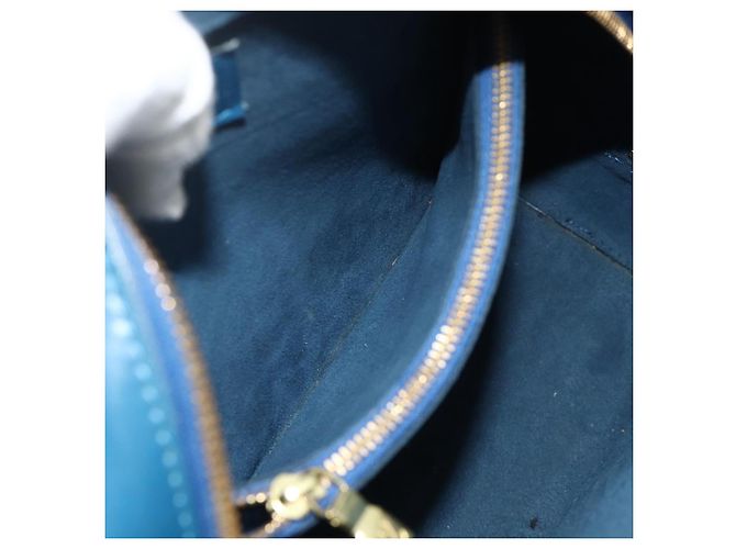 Borsa LOUIS VUITTON Epi Pont Neuf Blu M52055 LV Auth ka4330A - vista 22