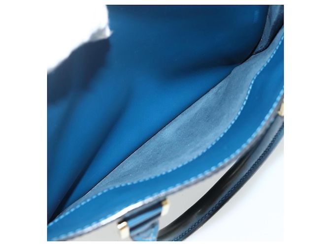 Borsa LOUIS VUITTON Epi Pont Neuf Blu M52055 LV Auth ka4330A - vista 23