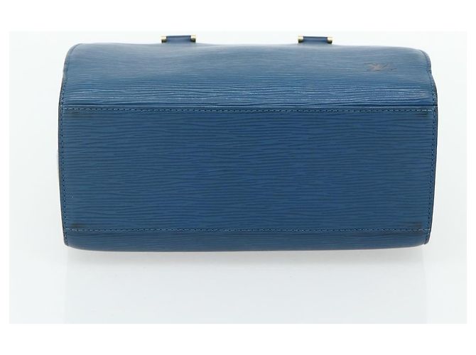 Borsa LOUIS VUITTON Epi Pont Neuf Blu M52055 LV Auth ka4330A - vista 5