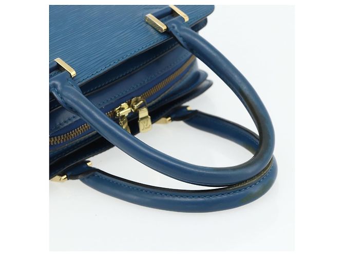 Borsa LOUIS VUITTON Epi Pont Neuf Blu M52055 LV Auth ka4330A - vista 7