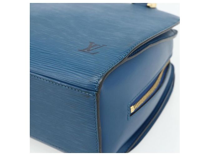 Borsa LOUIS VUITTON Epi Pont Neuf Blu M52055 LV Auth ka4330A - vista 9