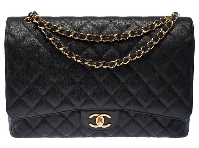 Borsa CHANEL Timeless/Classique in Pelle Nera - 103508 Nero - vista 3