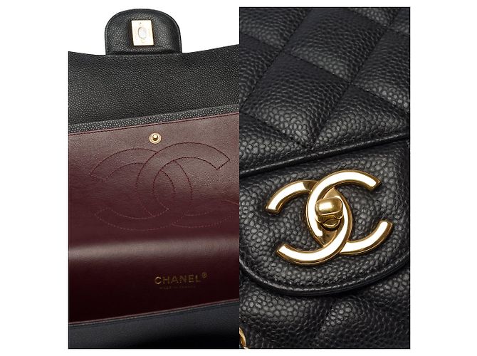 Borsa CHANEL Timeless/Classique in Pelle Nera - 103508 Nero - vista 7