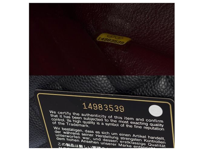 Borsa CHANEL Timeless/Classique in Pelle Nera - 103508 Nero - vista 8
