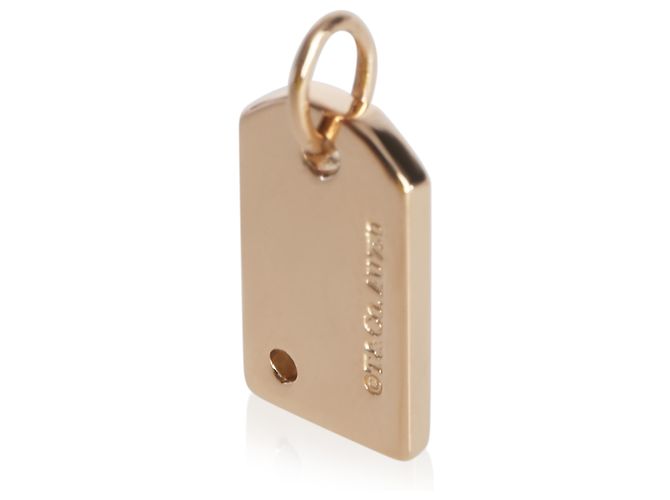 Pendente Mini Tag in oro rosa e diamanti Tiffany & Co. - vista 3