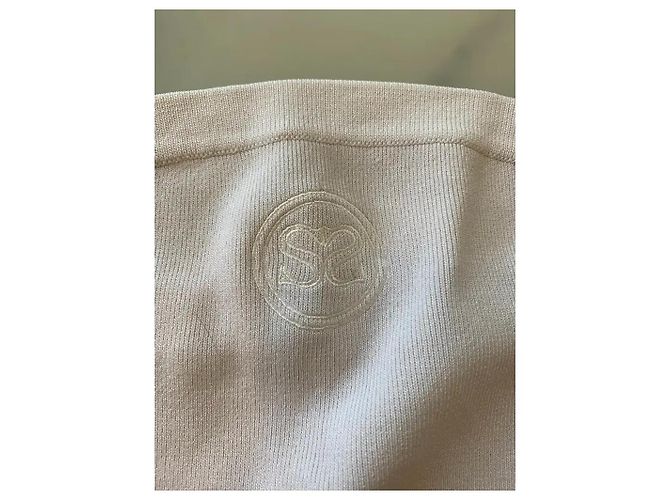 Sandro Logo Crop Top Weiß - Ansicht 3