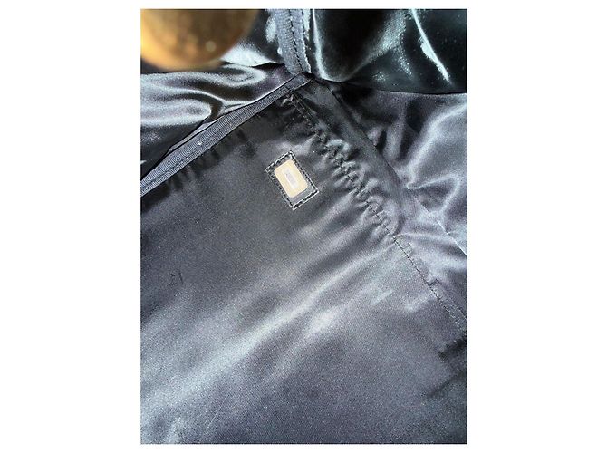 Chanel Borsa da Viaggio in Pelle Granulata Nera Nero - vista 3