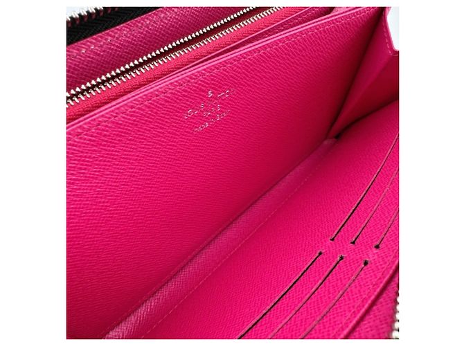 Louis Vuitton Epi Leder Zippy Wallet Schwarz Pink - Ansicht 10