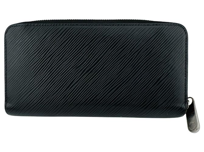 Louis Vuitton Epi Leder Zippy Wallet Schwarz Pink - Ansicht 2