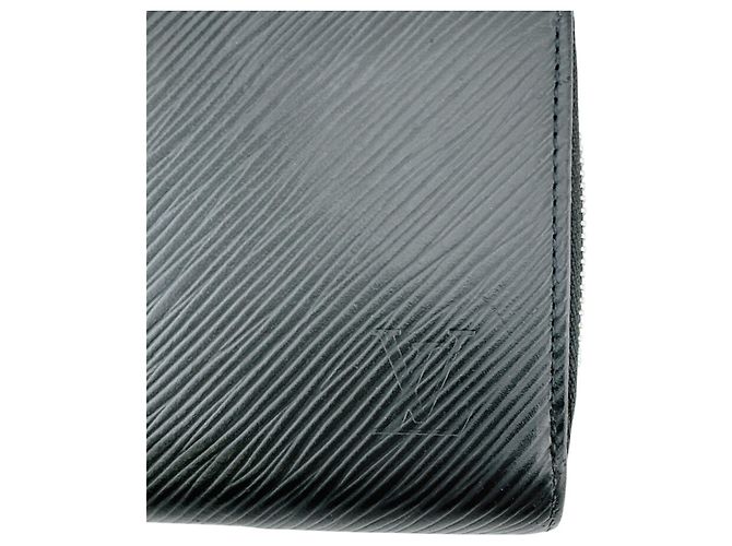 Louis Vuitton Epi Leder Zippy Wallet Schwarz Pink - Ansicht 7