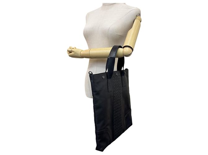 Borsa Tote Intrecciato nera Bottega Veneta Nero - vista 12