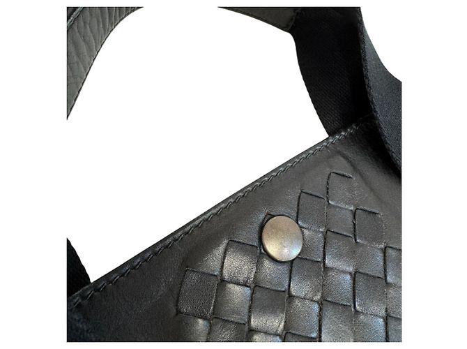 Borsa Tote Intrecciato nera Bottega Veneta Nero - vista 7