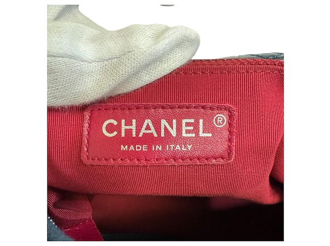 Borsa Hobo Chanel Gabrielle Small Blu - vista 15