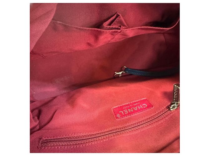 Borsa Hobo Chanel Gabrielle Small Blu - vista 9
