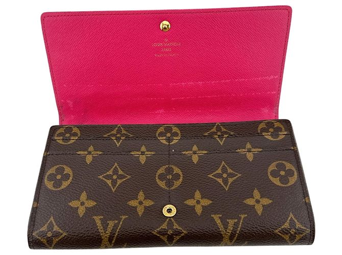 Sarah Louis Vuitton Monogram Long Wallet Braun - Ansicht 10
