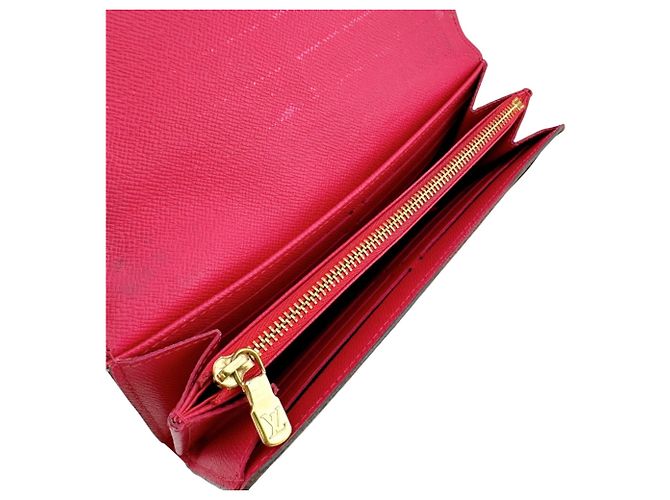 Sarah Louis Vuitton Monogram Long Wallet Braun - Ansicht 14